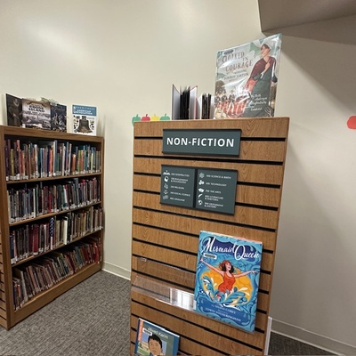 Updated signage throughout the library